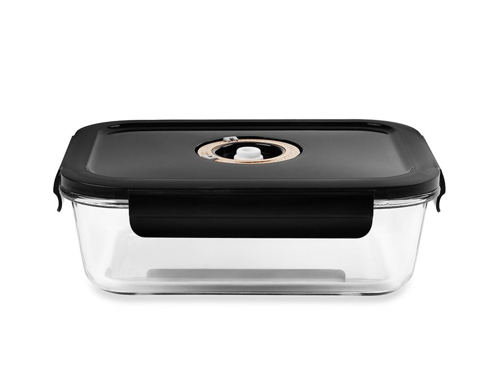 REKTANGULÆR VAKUUM GLASBEHOLDER – 1040ML - 1