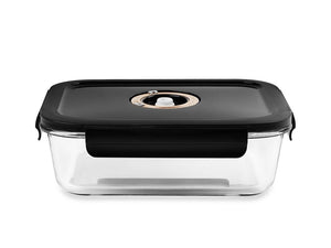 REKTANGULÆR VAKUUM GLASBEHOLDER – 1040ML - 1