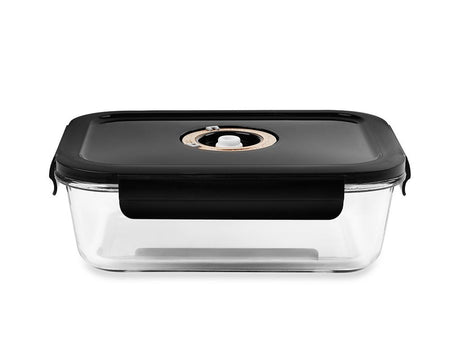 REKTANGULÆR VAKUUM GLASBEHOLDER – 1040ML - 1