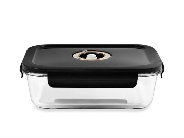 Rectangle vacuum glass container - 1040ml