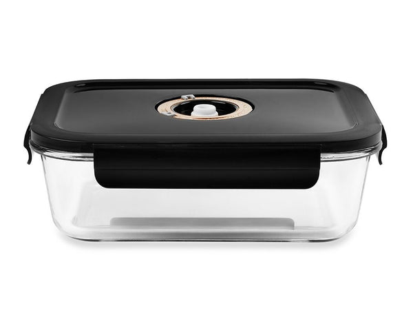 Rectangle vacuum glass container - 1480ml