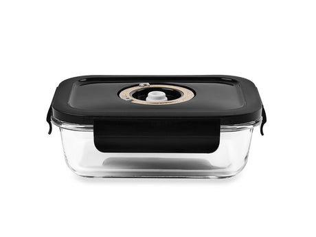 RECTANGLE VACUUM GLASS CONTAINER - 630ML (DK)