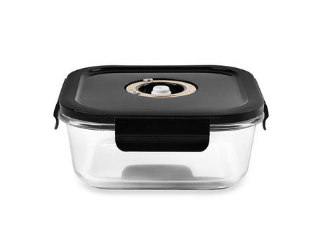 FIRKANTET VAKUUM GLASBEHOLDER – 800ML - 1