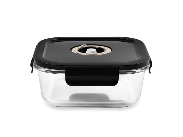 FIRKANTET VAKUUM GLASBEHOLDER – 800ML - 1