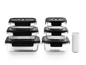 VAKUUM GLASBEHOLDER MIX SÆT – 6 STK - 1