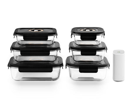 VAKUUM GLASBEHOLDER MIX SÆT – 6 STK - 1