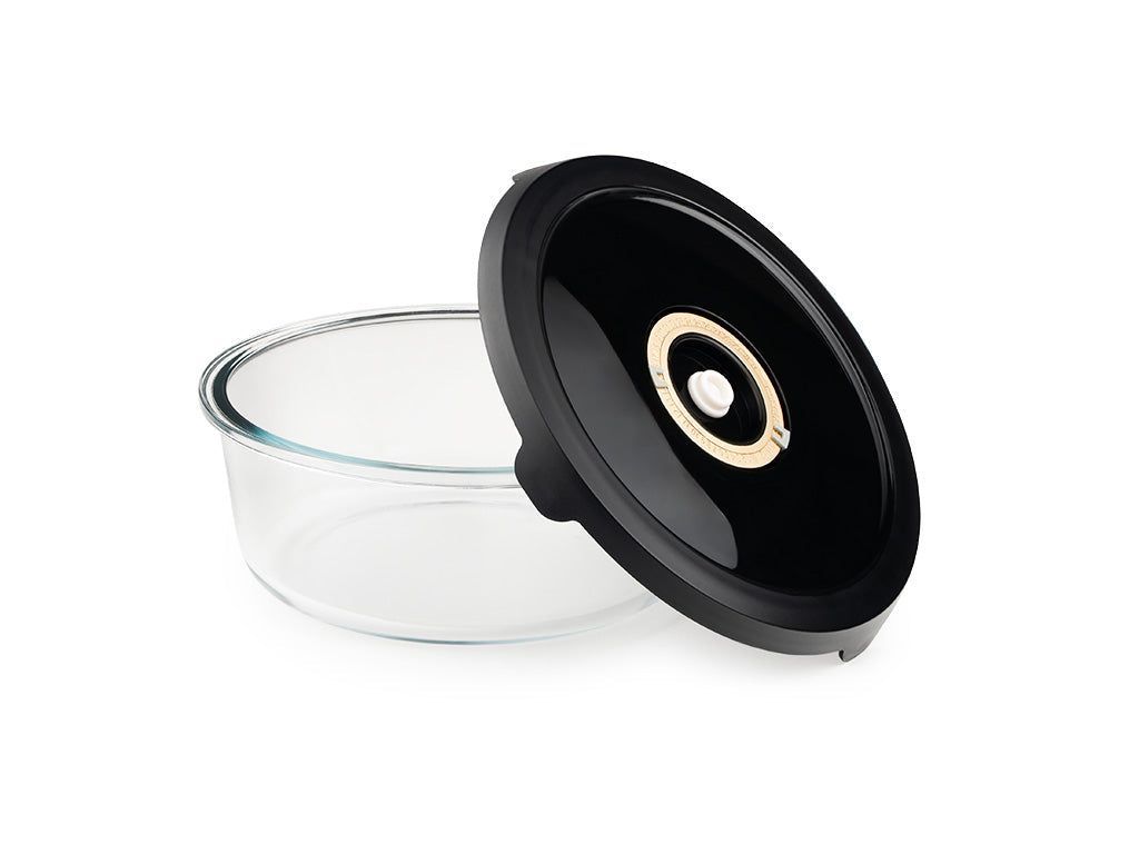 RUND VAKUUM GLASBEHOLDER – 1400ML - 2