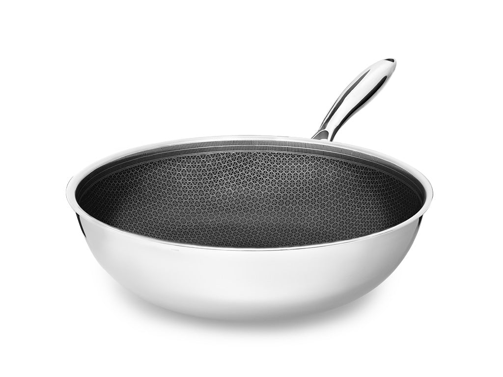 30 cm wok pande (5l) | unik og innovativ | onyxcookware
