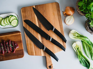 3-DELE KOKKE-FORSKÆRINGS-BRØD KNIVSÆT - 2