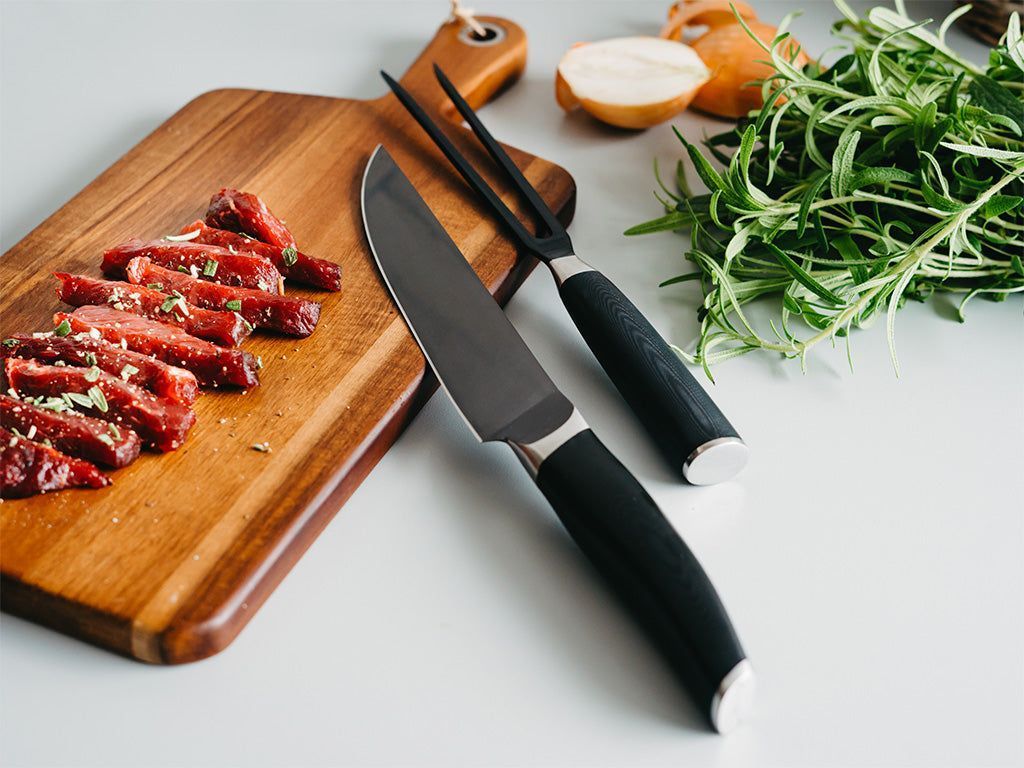 STEGEGAFFEL + FORSKÆRINGSKNIV PAKKELØSNING - 4