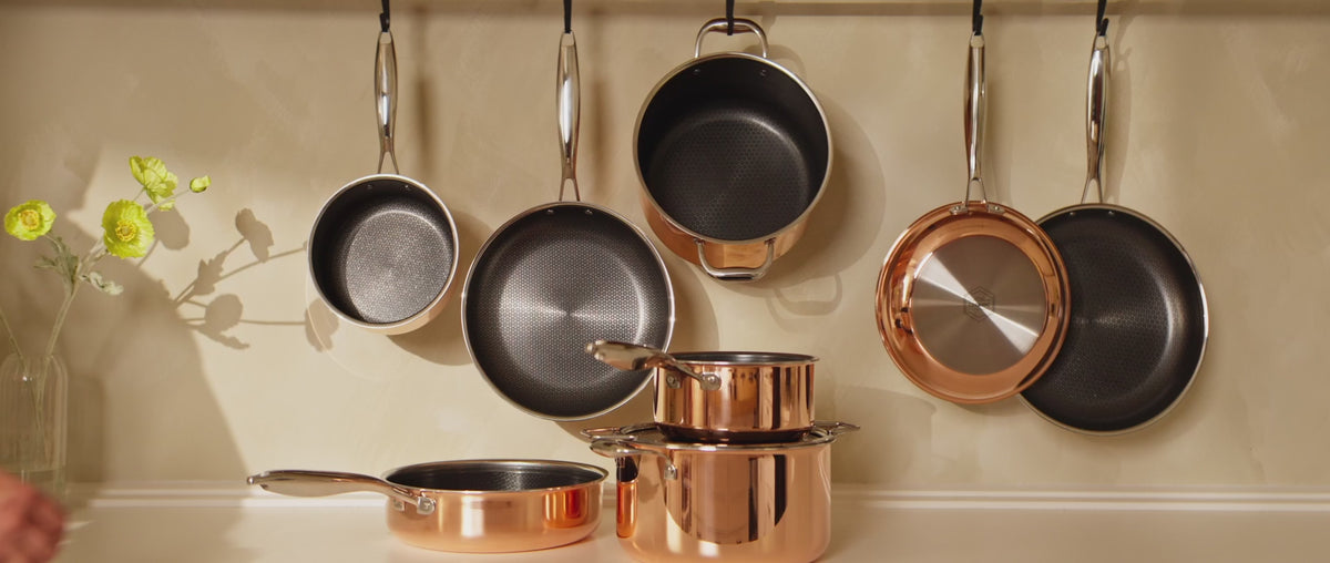 Load video: 
KOBBER Hybrid non-stick frying pan+sauté pan set - 2 pieces
