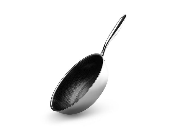 30 cm wok pande (5l) | unik og innovativ | onyxcookware