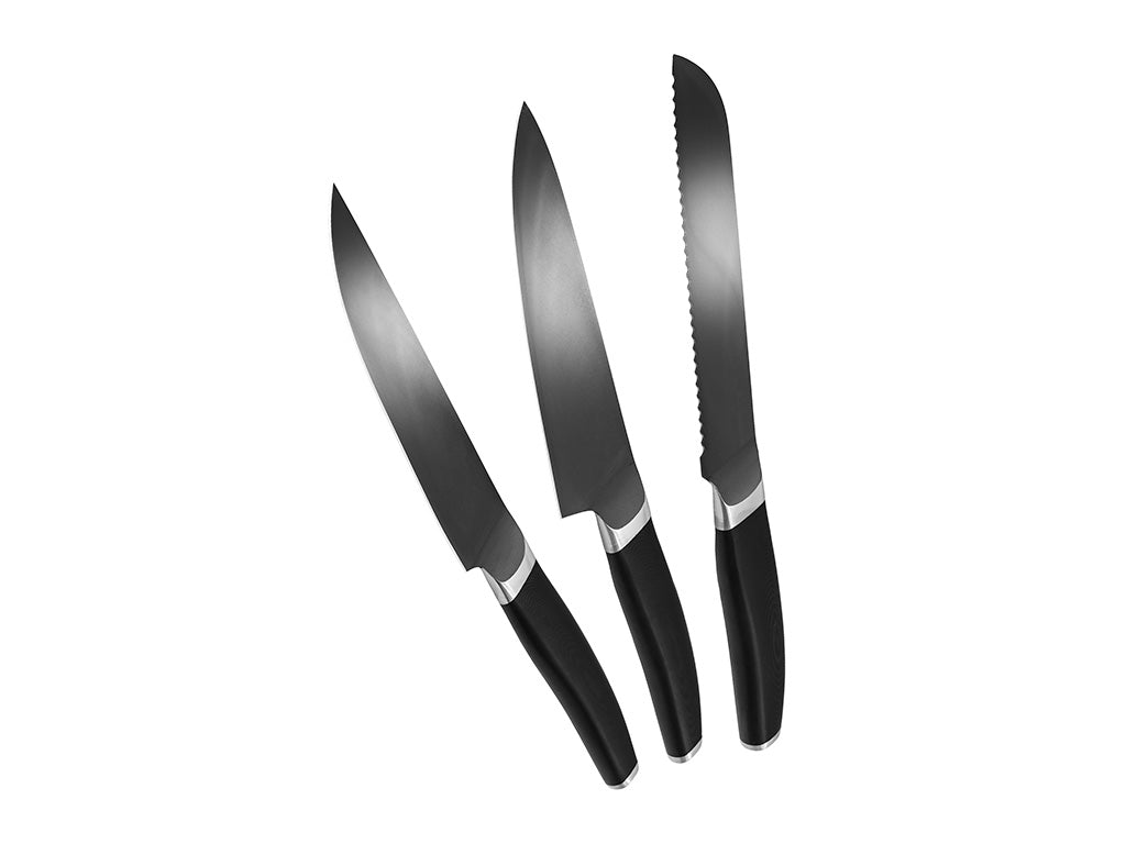 3-dele kokke-forskærings-brød knivsæt